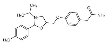 2-(4-((3-isopropyl-2-(p-tolyl)oxazolidin-5-yl)methoxy)phenyl)acetamide CAS:685529-55-9 manufacturer & supplier