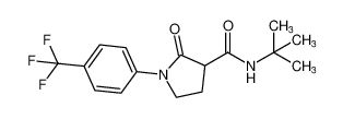 N-(tert-butyl)-2-oxo-1-(4-(trifluoromethyl)phenyl)pyrrolidine-3-carboxamide CAS:685531-72-0 manufacturer & supplier