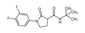 N-(tert-butyl)-1-(3,4-difluorophenyl)-2-oxopyrrolidine-3-carboxamide CAS:685532-52-9 manufacturer & supplier