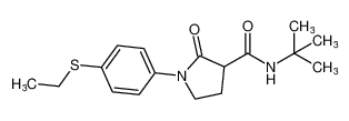 N-(tert-butyl)-1-(4-(ethylthio)phenyl)-2-oxopyrrolidine-3-carboxamide CAS:685532-59-6 manufacturer & supplier