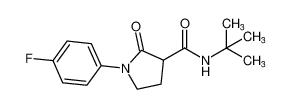 N-(tert-butyl)-1-(4-fluorophenyl)-2-oxopyrrolidine-3-carboxamide CAS:685532-90-5 manufacturer & supplier