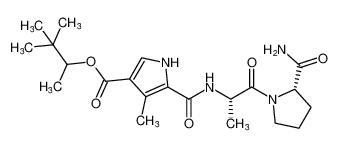 3,3-dimethylbutan-2-yl 5-(((S)-1-((S)-2-carbamoylpyrrolidin-1-yl)-1-oxopropan-2-yl)carbamoyl)-4-methyl-1H-pyrrole-3-carboxylate CAS:685533-41-9 manufacturer & supplier