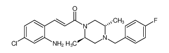 (E)-3-(2-amino-4-chlorophenyl)-1-((2R,5S)-4-(4-fluorobenzyl)-2,5-dimethylpiperazin-1-yl)prop-2-en-1-one CAS:685534-41-2 manufacturer & supplier