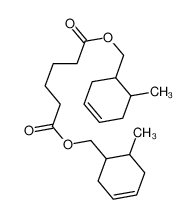 bis[(6-methylcyclohex-3-en-1-yl)methyl] hexanedioate CAS:68555-34-0 manufacturer & supplier