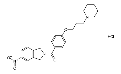 (5-nitroisoindolin-2-yl)(4-(3-(piperidin-1-yl)propoxy)phenyl)methanone hydrochloride CAS:685564-54-9 manufacturer & supplier