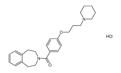 (4-(3-(piperidin-1-yl)propoxy)phenyl)(1,2,4,5-tetrahydro-3H-benzo[d]azepin-3-yl)methanone hydrochloride CAS:685564-61-8 manufacturer & supplier