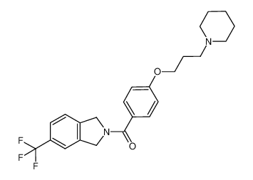 N-[4-(3-piperidin-1-ylpropoxy)benzoyl]-5-trifluoromethylisoindoline CAS:685564-78-7 manufacturer & supplier