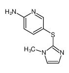 5-(1-Methyl-1H-imidazol-2-ylsulfanyl)-pyridin-2-ylamine CAS:68559-20-6 manufacturer & supplier