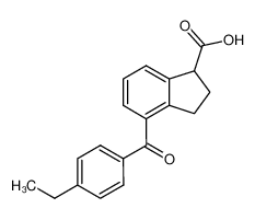 4-p-Ethylbenzoyl-1-indancarbonsaeure CAS:68569-92-6 manufacturer & supplier