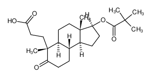 5-oxo-17β-pivaloyloxy-A-nor-3,5-secoandrostan-3-oic acid CAS:68574-98-1 manufacturer & supplier