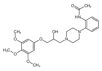 1-(3,4,5-trimethoxyphenoxy)-3-(4-(2-acetamidophenyl)piperazinyl)propan-2-ol CAS:68577-14-0 manufacturer & supplier