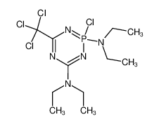 2-chloro-tetra-N-ethyl-6-trichloromethyl-2λ5-[1,3,5,2]triazaphosphinine-2,4-diamine CAS:68577-46-8 manufacturer & supplier