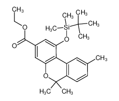 1-(tert-Butyl-dimethyl-silanyloxy)-6,6,9-trimethyl-6H-benzo[c]chromene-3-carboxylic acid ethyl ester CAS:68582-91-2 manufacturer & supplier