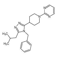 2-(4-(4-benzyl-5-isobutyl-4H-1,2,4-triazol-3-yl)piperidin-1-yl)pyrimidine CAS:685827-00-3 manufacturer & supplier