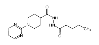 N'-pentanoyl-1-(pyrimidin-2-yl)piperidine-4-carbohydrazide CAS:685827-72-9 manufacturer & supplier