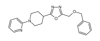 4-(5-benzyloxymethyl-[1,3,4]oxadiazol-2-yl)-3,4,5,6-tetrahydro-2H-[1,2']bipyridinyl CAS:685828-05-1 manufacturer & supplier