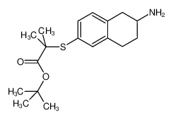 2-(6-amino-5,6,7,8-tetrahydronaphthalen-2-ylsulfanyl)-2-methylpropionic acid tert-butyl ester CAS:685832-29-5 manufacturer & supplier