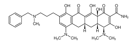 (4S,4aS,5aR,12aS)-9-(3-(benzyl(methyl)amino)propyl)-4,7-bis(dimethylamino)-3,10,12,12a-tetrahydroxy-1,11-dioxo-1,4,4a,5,5a,6,11,12a-octahydrotetracene-2-carboxamide CAS:685833-42-5 manufacturer & supplier