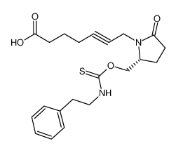 7-((R)-2-Oxo-5-phenethylthiocarbamoyloxymethyl-pyrrolidin-1-yl)-hept-5-ynoic Acid CAS:685835-27-2 manufacturer & supplier