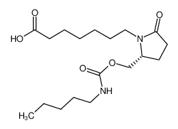 7-((R)-2-Oxo-5-pentylcarbamoyloxymethyl-pyrrolidin-1-yl)-heptanoic Acid CAS:685835-49-8 manufacturer & supplier