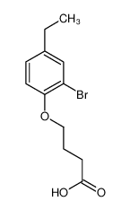 4-(2-Bromo-4-ethylphenoxy)butanoic acid CAS:685853-21-8 manufacturer & supplier