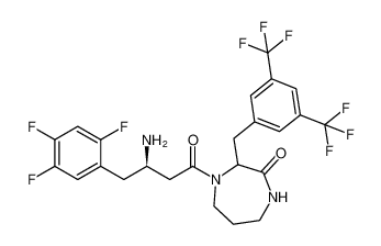 4-((R)-3-amino-4-(2,4,5-trifluorophenyl)butanoyl)-3-(3,5-bis(trifluoromethyl)benzyl)-1,4-diazepan-2-one CAS:685858-34-8 manufacturer & supplier