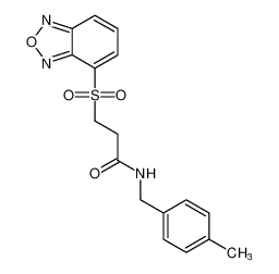 3-(benzo[c][1,2,5]oxadiazol-4-ylsulfonyl)-N-(4-methylbenzyl)propanamide CAS:685864-89-5 manufacturer & supplier