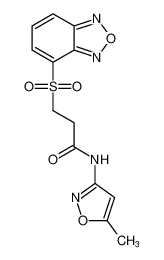 3-(benzo[c][1,2,5]oxadiazol-4-ylsulfonyl)-N-(5-methylisoxazol-3-yl)propanamide CAS:685865-17-2 manufacturer & supplier