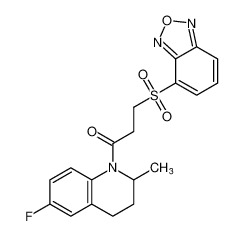 3-(benzo[c][1,2,5]oxadiazol-4-ylsulfonyl)-1-(6-fluoro-2-methyl-3,4-dihydroquinolin-1(2H)-yl)propan-1-one CAS:685865-21-8 manufacturer & supplier