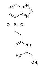 3-(benzo[c][1,2,5]thiadiazol-4-ylsulfonyl)-N-(sec-butyl)propanamide CAS:685865-59-2 manufacturer & supplier