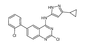 [2-chloro-6-(2-chloro-phenyl)-quinazolin-4-yl]-(5-cyclopropyl-2H-pyrazol-3-yl)-amine CAS:685866-88-0 manufacturer & supplier