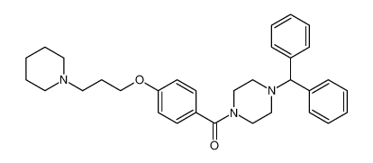 Piperazine, 1-(diphenylmethyl)-4-[4-[3-(1-piperidinyl)propoxy]benzoyl]- CAS:685871-34-5 manufacturer & supplier