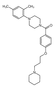 (4-(2,4-dimethylphenyl)piperazin-1-yl)(4-(3-(piperidin-1-yl)propoxy)phenyl)methanone CAS:685871-47-0 manufacturer & supplier