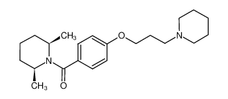 ((2R,6S)-2,6-dimethylpiperidin-1-yl)(4-(3-(piperidin-1-yl)propoxy)phenyl)methanone CAS:685872-75-7 manufacturer & supplier