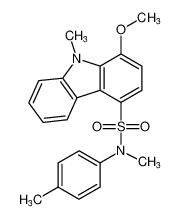 1-methoxy-N,9-dimethyl-N-(p-tolyl)-9H-carbazole-4-sulfonamide CAS:685875-20-1 manufacturer & supplier