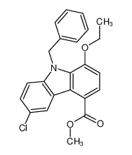 methyl 9-benzyl-6-chloro-1-ethoxy-9H-carbazole-4-carboxylate CAS:685875-53-0 manufacturer & supplier