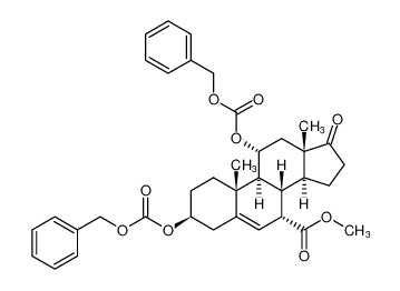 methyl (3S,7S,8S,9S,10R,11R,13S,14S)-3,11-bis(((benzyloxy)carbonyl)oxy)-10,13-dimethyl-17-oxo-2,3,4,7,8,9,10,11,12,13,14,15,16,17-tetradecahydro-1H-cyclopenta[a]phenanthrene-7-carboxylate CAS:685877-64-9 manufacturer & supplier