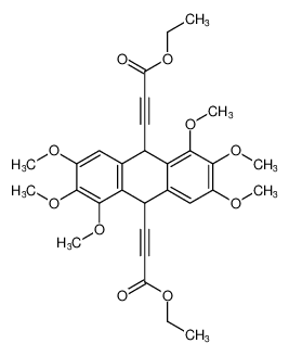 2-Propynoic acid,3,3'-(9,10-dihydro-1,2,3,5,6,7-hexamethoxy-9,10-anthracenediyl)bis-,diethyl ester CAS:685881-27-0 manufacturer & supplier