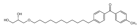 1-O-{11-[4-(4-methylbenzoyl)-phenyl]-undecyl}-sn-glycerol CAS:685887-93-8 manufacturer & supplier