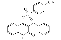 2(1H)-Quinolinone, 4-[[(4-methylphenyl)sulfonyl]oxy]-3-(phenylmethyl)- CAS:685890-11-3 manufacturer & supplier