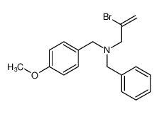 N-benzyl-2-bromo-N-(4-methoxybenzyl)prop-2-en-1-amine CAS:685891-70-7 manufacturer & supplier