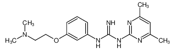 1-(3-(2-(dimethylamino)ethoxy)phenyl)-3-(4,6-dimethylpyrimidin-2-yl)guanidine CAS:685897-01-2 manufacturer & supplier