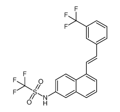 (E)-1,1,1-trifluoro-N-(5-(3-(trifluoromethyl)styryl)naphthalen-2-yl)methanesulfonamide CAS:685902-61-8 manufacturer & supplier