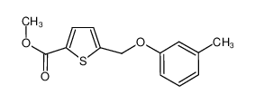 5-(m-tolyloxymethyl)thiophene-2-carboxylic acid methyl ester CAS:685904-45-4 manufacturer & supplier