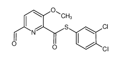 6-formyl-3-methoxypyridine-2-carbothionic acid-S-(3,4-dichlorophenyl)ester CAS:685905-01-5 manufacturer & supplier