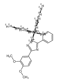 [Ru(d8-2,2'-bipyridyl)2(2-[5-(3,4-dimethoxyphenyl)-4H-1,2,4-triazol-3-yl]pyridinato)](1+) CAS:685905-11-7 manufacturer & supplier