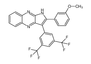 3-(3,5-bis(trifluoromethyl)phenyl)-2-(3-methoxyphenyl)-1H-pyrrolo[2,3-b]quinoxaline CAS:685905-73-1 manufacturer & supplier