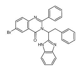 3-[1-(1H-benzoimidazol-2-yl)-2-phenyl-ethyl]-6-bromo-2-phenyl-3H-quinazolin-4-one CAS:68597-39-7 manufacturer & supplier