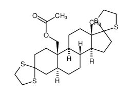 19-Acetoxy-5α-androstan-3,17-dithioketal CAS:68614-26-6 manufacturer & supplier