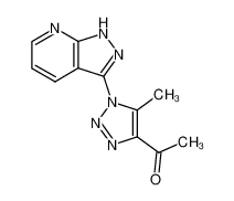 1-[5-methyl-1-(1(2)H-pyrazolo[3,4-b]pyridin-3-yl)-1H-[1,2,3]triazol-4-yl]-ethanone CAS:68618-39-3 manufacturer & supplier